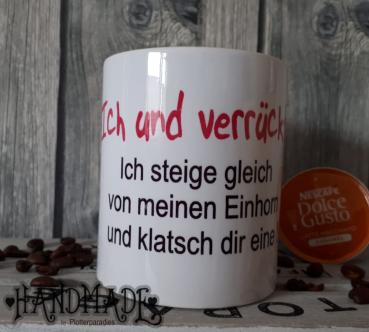 Kaffeebecher Kaffeetasse Unicorn